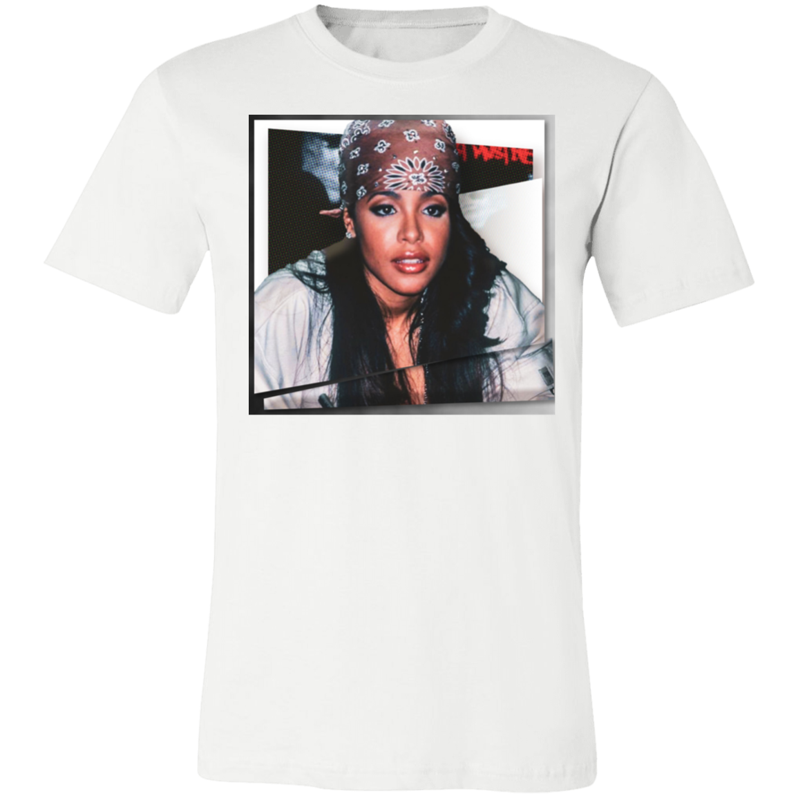 aaliyah graphic tee in white