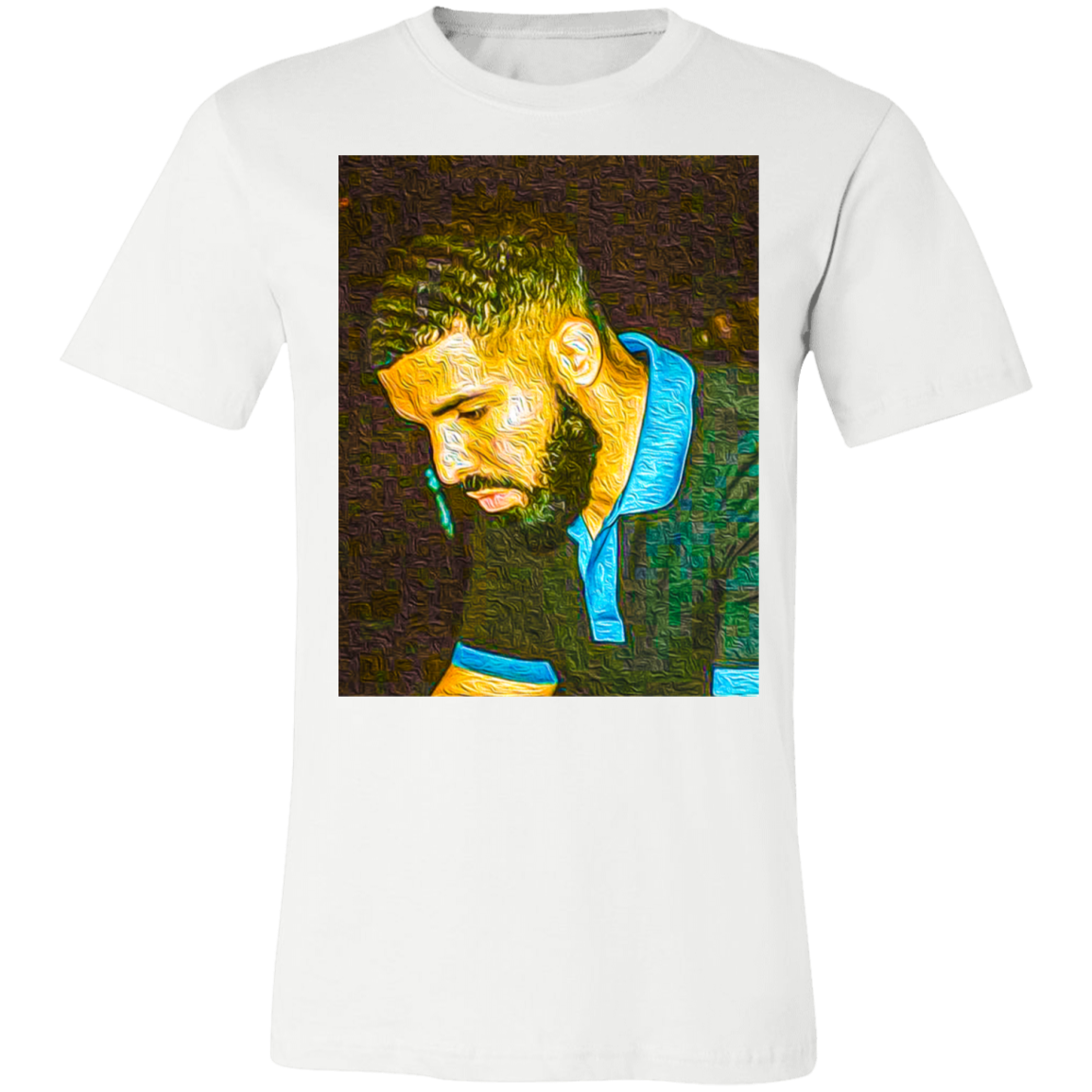 drake graphic tee in white