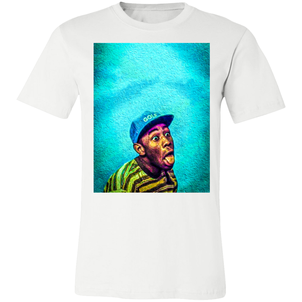 tyler the creator graphic tee in white
